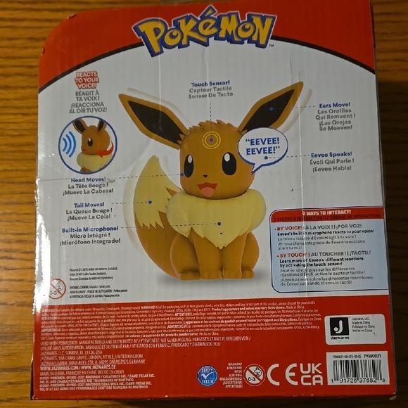 Pokémon My Partner Eevee Interactive Toy - Picture 3 of 5